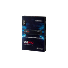 SSD, SAMSUNG, 990 PRO, 2TB, M.2, PCIE, NVMe, MLC, Rašymo greitis 6900 MB/s, Skaitymo greitis 7450 MB/s, 2,3 mm, TBW 1200