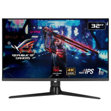 LCD Monitor, ASUS, 32", Gaming / 4K, Panel IPS, 3840x2160, 16:9, 160Hz, Matte, 1 ms, Swivel, Height adjustable, Til