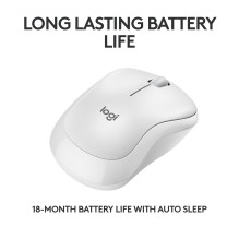 MOUSE BLUETH OPTICAL M240 / SIL WHITE 910-007120 LOGITECH