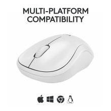 MOUSE BLUETH OPTICAL M240 / SIL WHITE 910-007120 LOGITECH