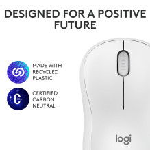MOUSE BLUETH OPTICAL M240 / SIL WHITE 910-007120 LOGITECH