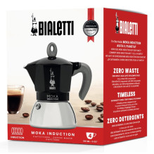 Bialetti Moka Induction Moka pot 4TZ Black Bialetti Moka Induction Moka pot 4TZ Black