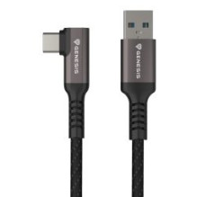 VR kabelis Genesis USB kištukas - C tipo kištukas, 5 m, juodas