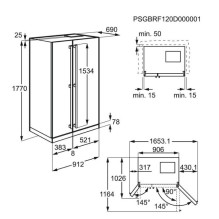 Refrigerator ELECTROLUX EAT6ME53K0