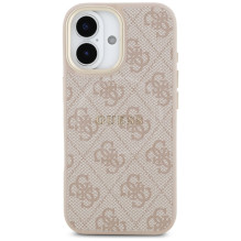 „Guess 4G PU Classic Logo MagSafe“ dėklas, skirtas iPhone 17 – rožinis