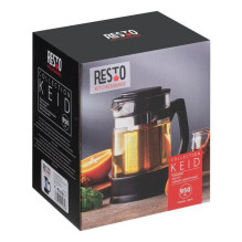 GLASS TEAPOT 950ML / 90512 RESTO