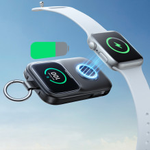 Joyroom JR-W19 5000mAh Powerbank with 5W Wireless Charging for Watches - Black