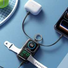 Joyroom JR-W19 5000mAh Powerbank with 5W Wireless Charging for Watches - Black