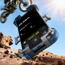 „Joyroom JR-ZS526“ telefono laikiklis nuo saulės dviračiui (šalmo versijai), juodas