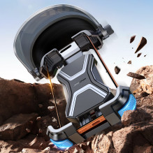 „Joyroom JR-ZS528“ telefono laikiklis nuo saulės dviračiui (konvertuojama versija), juodas