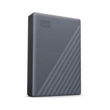 Išorinis kietasis diskas, WESTERN DIGITAL, My Passport, WDBRMD0040BGY-WESN, 4 TB, USB-C, pilkos spalvos, WDBRMD0040BGY-W