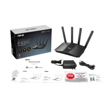 Wireless Router, ASUS, Wireless Router, 6500 Mbps, Mesh, LAN \ WAN ports 1, Number of antennas 4, RT-BE82U