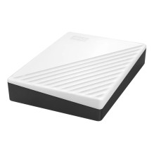 External HDD, WESTERN DIGITAL, My Passport, WDBR9S0060BWT-WESN, 6TB, USB 3.2, Colour White, WDBR9S0060BWT-WESN