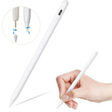 WoW Universal Touch Stylus Pen for Capacitive Tablets and Smartphones with USB Charging White