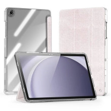 Dux Ducis Samsung Galaxy Tab A9 Plus TPU+PC+Leather Clear Case Light Pink
