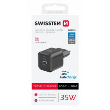 Swissten GaN Travel 35W...