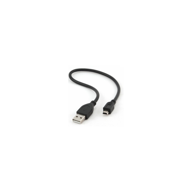 Cable Gembird USB Male - MiniUSB Male 0.3m Black