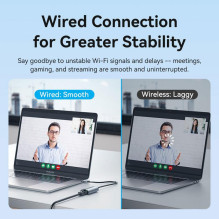 TINKLO ADAPTERIS USB-C GIGABIT / 0.15M CFPHB VENTION TINKLO ADAPTERIS USB-C GIGABIT / 0.15M CFPHB VENTION