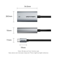 TINKLO ADAPTERIS USB-C GIGABIT / 0.15M CFPHB VENTION TINKLO ADAPTERIS USB-C GIGABIT / 0.15M CFPHB VENTION