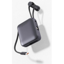 Swissten 10000 mAh with Built-In Cables USB-C Black