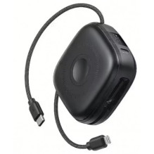 Swissten Voltbox MagGO with Built-in Cables Black Swissten Voltbox MagGO with Built-in Cables Black