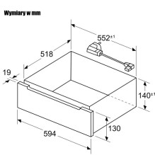 Bosch Serie 8 BDC7111B0 Steam cooking drawer, black Bosch Serie 8 BDC7111B0 Steam cooking drawer, black