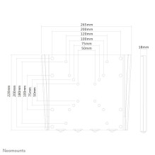 TV SET ACC WALL MOUNT BLACK / FPMA-W110BLACK NEOMOUNTS TV SET ACC WALL MOUNT BLACK / FPMA-W110BLACK NEOMOUNTS