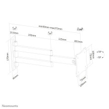 TV SET ACC WALL MOUNT 10-24" / FPMA-W830BLACK NEOMOUNTS