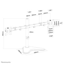 MONITORIAUS ACC DESK MOUNT 10-32' / FPMA-D550DDBLACK NEOMONTS MONITORIAUS ACC DESK MOUNT 10-32' / FPMA-D550DDBLACK NEOMONTS
