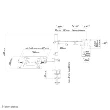 MONITOR ACC SCREEN DESK MOUNT / FPMA-D550NOTEBOOK NEOMOUNTS MONITOR ACC SCREEN DESK MOUNT / FPMA-D550NOTEBOOK NEOMOUNTS