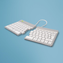 KEYBOARD WRL SPLIT BREAK / BALTAI RGOSBUKWLWH R-GO ĮRANKIAI