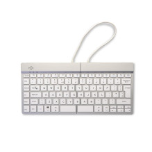 KEYBOARD WRL SPLIT BREAK / BALTAI RGOSBUKWLWH R-GO ĮRANKIAI