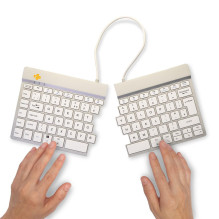 KEYBOARD WRL SPLIT BREAK / WHITE RGOSBUKWLWH R-GO TOOLS