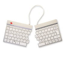 KEYBOARD WRL SPLIT BREAK / BALTAI RGOSBUKWLWH R-GO ĮRANKIAI