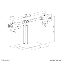 MONITOR ACC DESK MOUNT 10-27" / FPMA-D865DBLACK NEOMOUNTS MONITOR ACC DESK MOUNT 10-27" / FPMA-D865DBLACK NEOMOUNTS