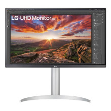 LCD monitorius, LG, 27UP850K-W, 27 colių, žaidimai, skydinis IPS, 3840x2160, 16:9, 60 Hz, 5 ms, sukamasis, reguliuojamas