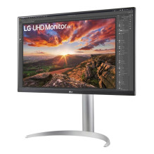 LCD monitorius, LG, 27UP850K-W, 27 colių, žaidimai, skydinis IPS, 3840x2160, 16:9, 60 Hz, 5 ms, sukamasis, reguliuojamas