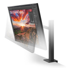 LCD Monitor, LG, 31.5", Panel IPS, 3840x2160, 16:9, 60Hz, 5 ms, Speakers, Swivel, Pivot, Height adjustable, Tilt, C
