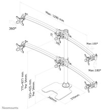 MONITOR ACC DESK MOUNT 10-27" / FPMA-D700DD6 NEOMOUNTS