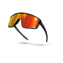 Cycling Glasses - JULBO FURY Medium Black Frames, 17%-75% Light Transmission