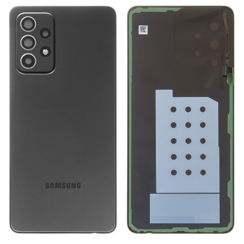 Galinis dangtelis Samsung A525 / A526 / A528 A52 4G / A52 5G / A52S 5G Awesome Black originalus (used Grade C)