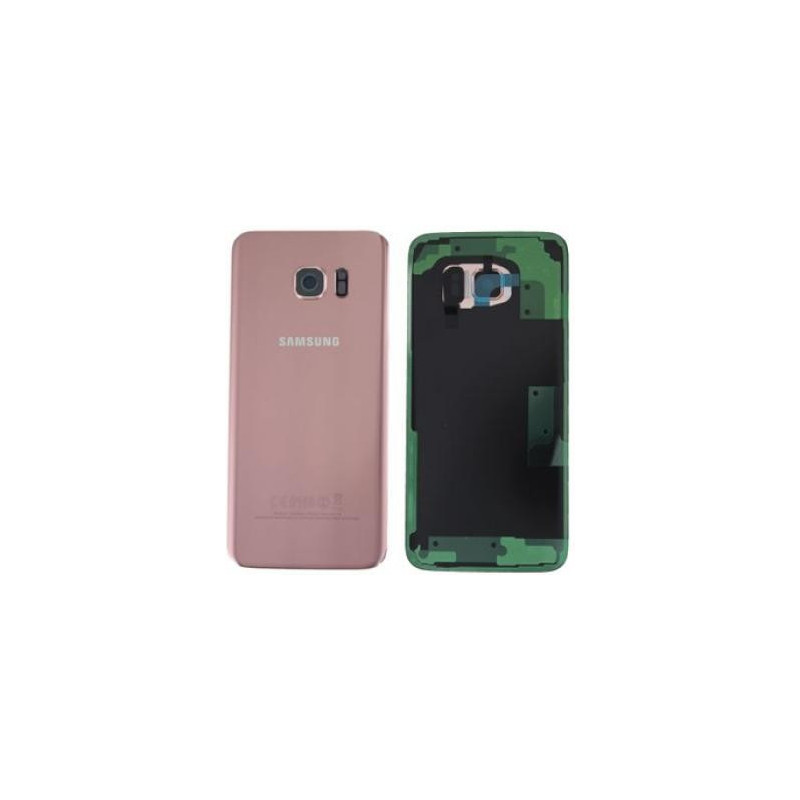 Galinis dangtelis Samsung G935F S7 Edge rožinis (rose pink) originalus (used Grade B)