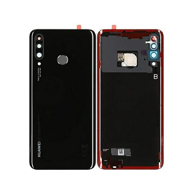 Galinis dangtelis Huawei P30 Lite / P30 Lite New Edition 2020 Midnight Black 48MP originalus (used Grade B)
