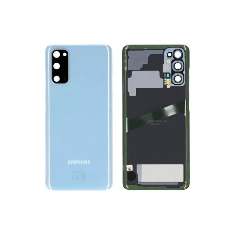 Galinis dangtelis Samsung G980 / G981 S20 Cloud Blue originalus (used Grade B)