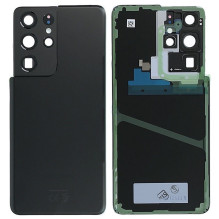Back cover for Samsung G998 S21 Ultra 5G Phantom Black original (used Grade C)