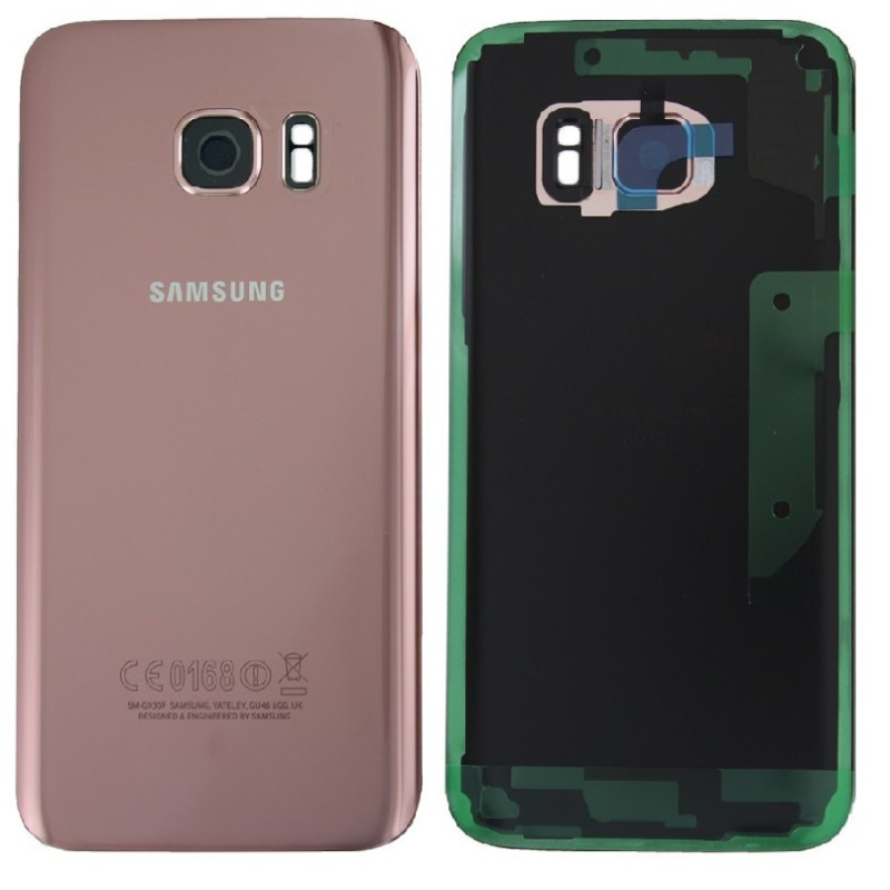 Galinis dangtelis Samsung G930F S7 Pink Gold originalus (used Grade A)