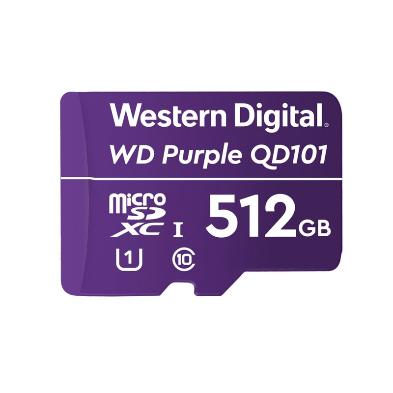 Memory Card - Western Digital WD Purple SC QD101 512GB MicroSDXC Class 10