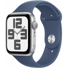 Apple Watch SE (2024) 44mm Silver / Denim Band - S / M