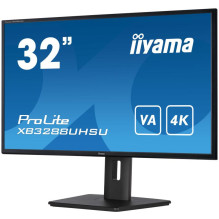 Monitor - Iiyama ProLite XB3288UHSU 32', 4K, UHD, VA, HDMI, DP, Height adjustable, Black