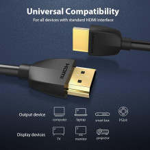 CABLE HDMI 2M / BLACK AAIBH VENTION